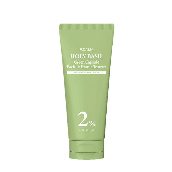 Holy Basil Green Capsule Pack To Foam Cleanser (120ml)