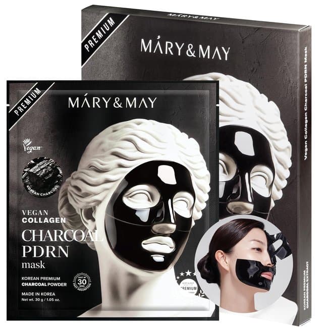 Vegan Collagen Charcoal PDRN Mask (30g x4)