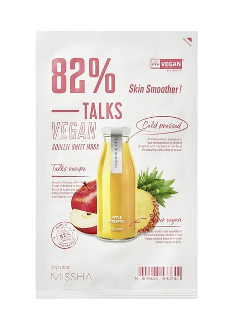 Tox Vegan Juice Sheet Mask Skin Smoother (27g)