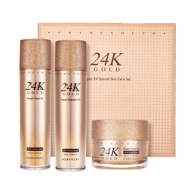 Prime Youth 24K Gold Repair Ex Special Skin Care Set (-)