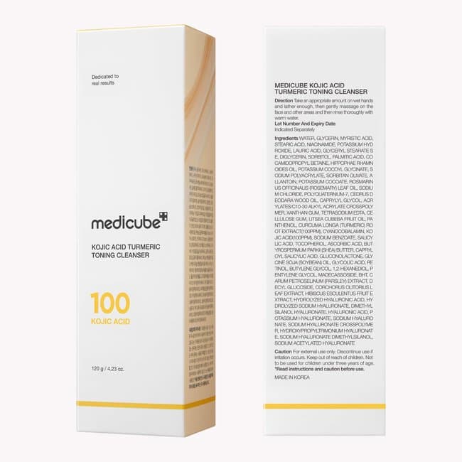 Kojic Acid Turmeric Toning Cleanser (120g)