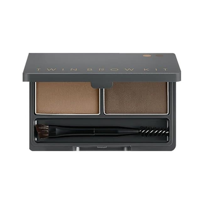 Twin Brow Kit 2No. Gray Brown (4.4g)