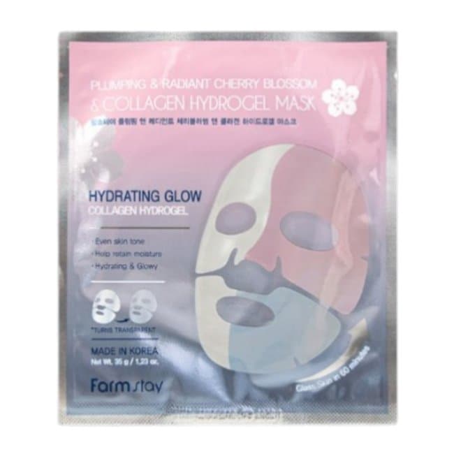 Plumping & Radiant Cherry Blossom & Collagen Hydrogel Mask (35g*4ea입)