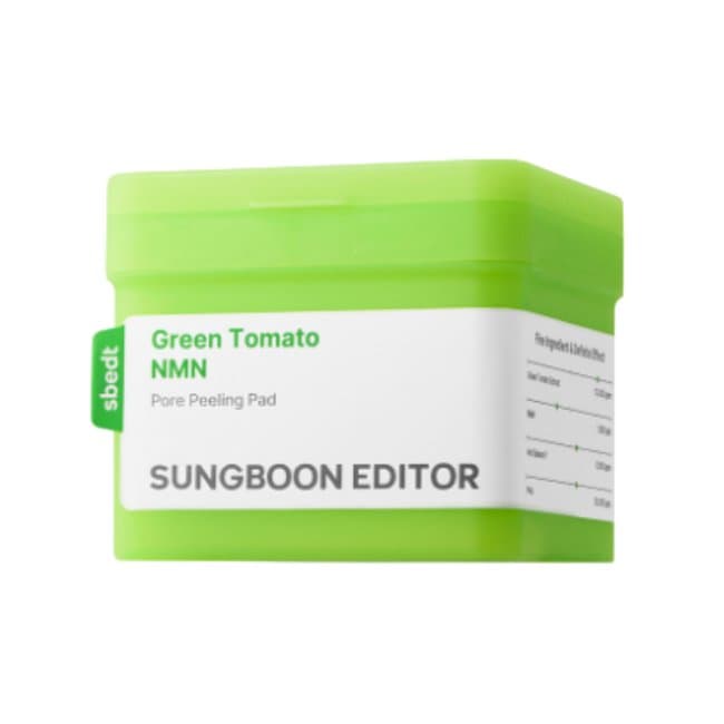 Green Tomato NMN Pore Peeling Pad (60pads,
170ml)