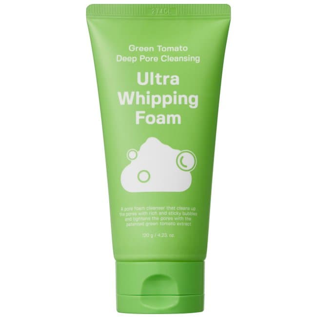 Green Tomato Deep Pore Cleansing Ultra Whipping Foam (120g)