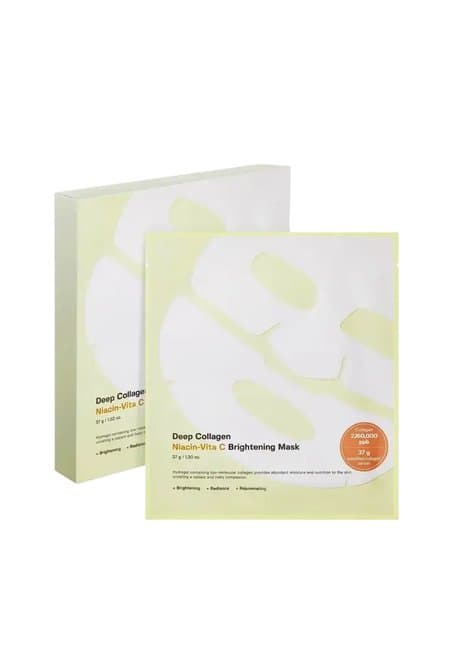 Deep Collagen Niacin Vita C Brightening Mask 37g*4ea (37g*4ea)